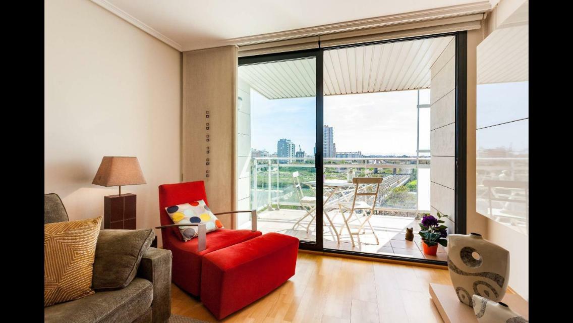 Apartamento En La Ciudad De Las Ciencias Y Cerca De La Playa 瓦伦西亚 外观 照片